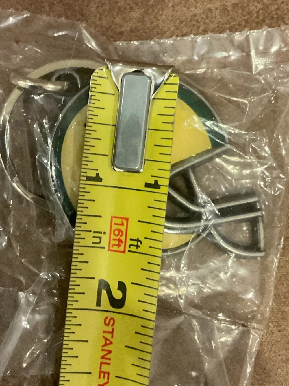 Baylor Sailor Bear Metal Keychain